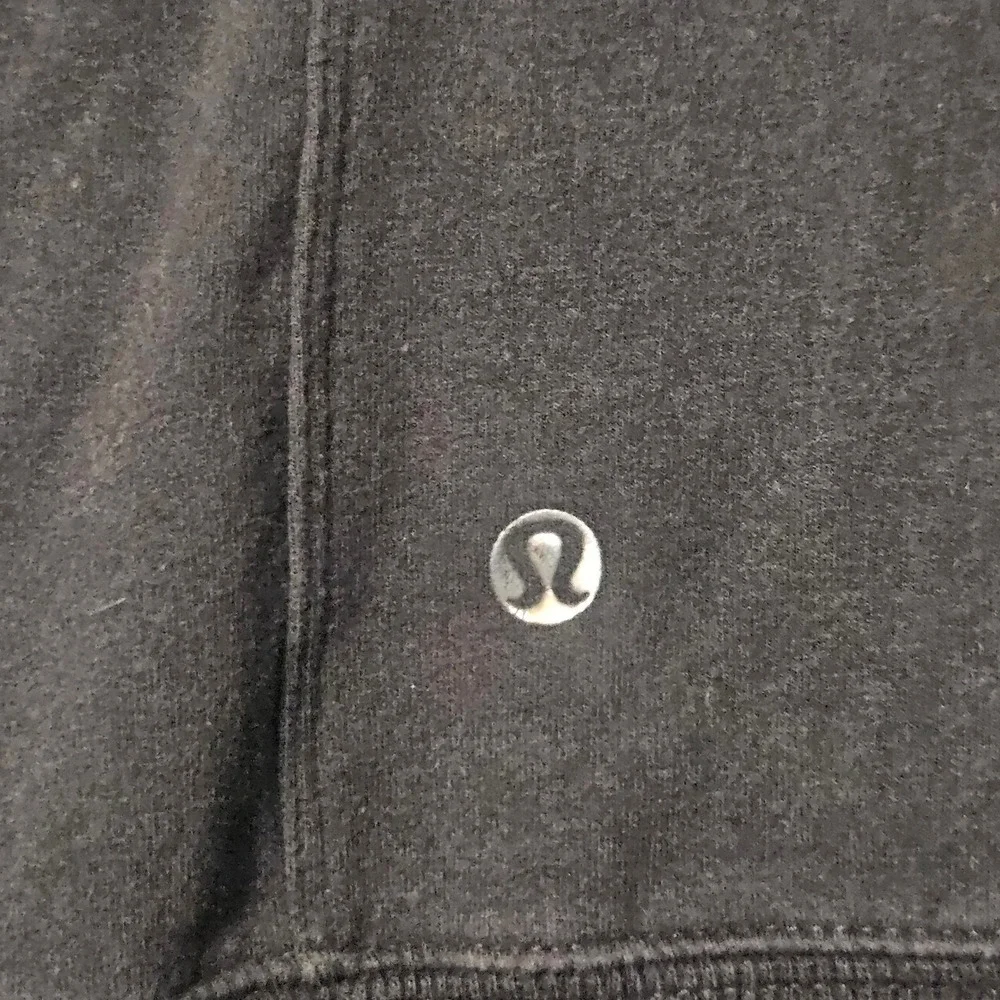 Lululemon Studio Hoodie Mens XXL 2XL Full Zip‎ Black French Terry Athletic Fit - Picture 3 of 8